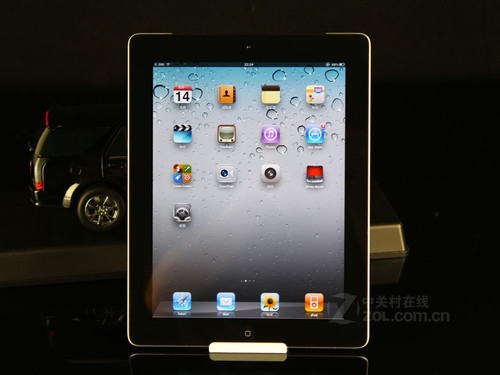 iPad 2黑色 正面图 